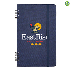 5" X 7" VILA SPIRAL NOTEBOOK NAVY